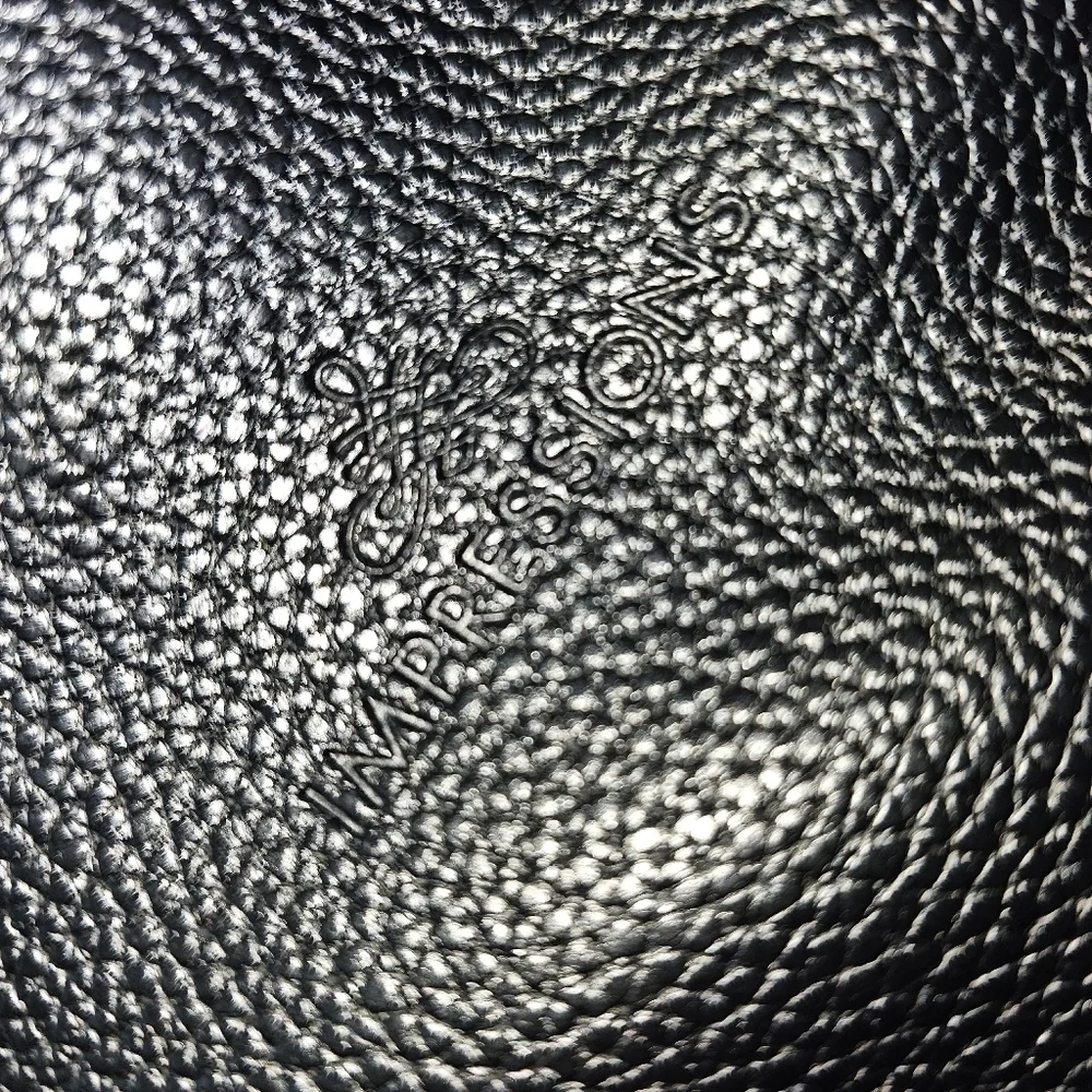 Vegan leather zip up travel bag